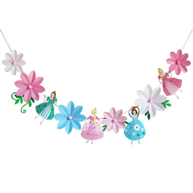 

Бумажная гирлянда MOONBIFFY "Принцесса Цветочная Фея"