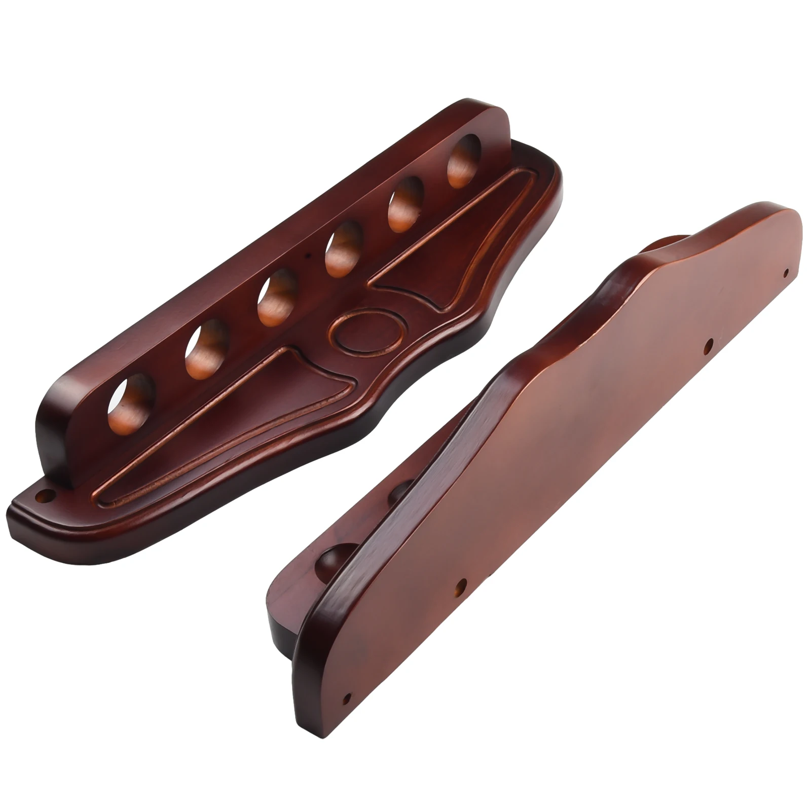 Подставка для бильярдного кия стойка деревянный держатель 6-слотовый подвесной