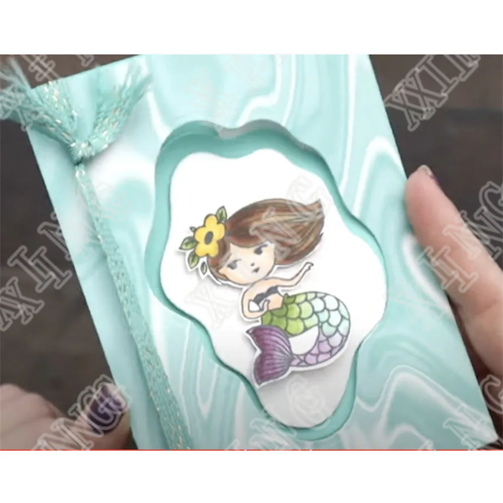 

Hot Sell 2022 Newest Lace Rectangle Background Metal Cutting Dies Diy Paper Greeting Card Scrapbooking Coloring Decoration Mold