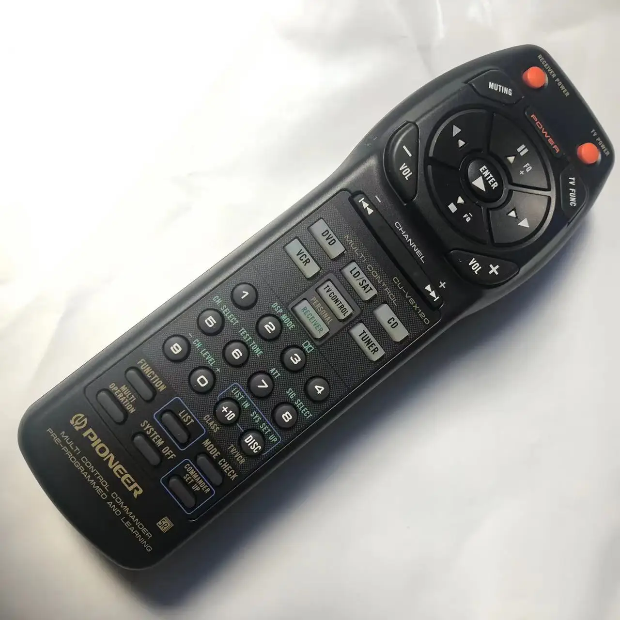 

CU-VSX120 Remote Control compatibility For PIONEER CU-AVO13 CU-VSX119 CU-VSX138 CU-VSX117 CU-VSX127 CU-VSX129 power amplifier