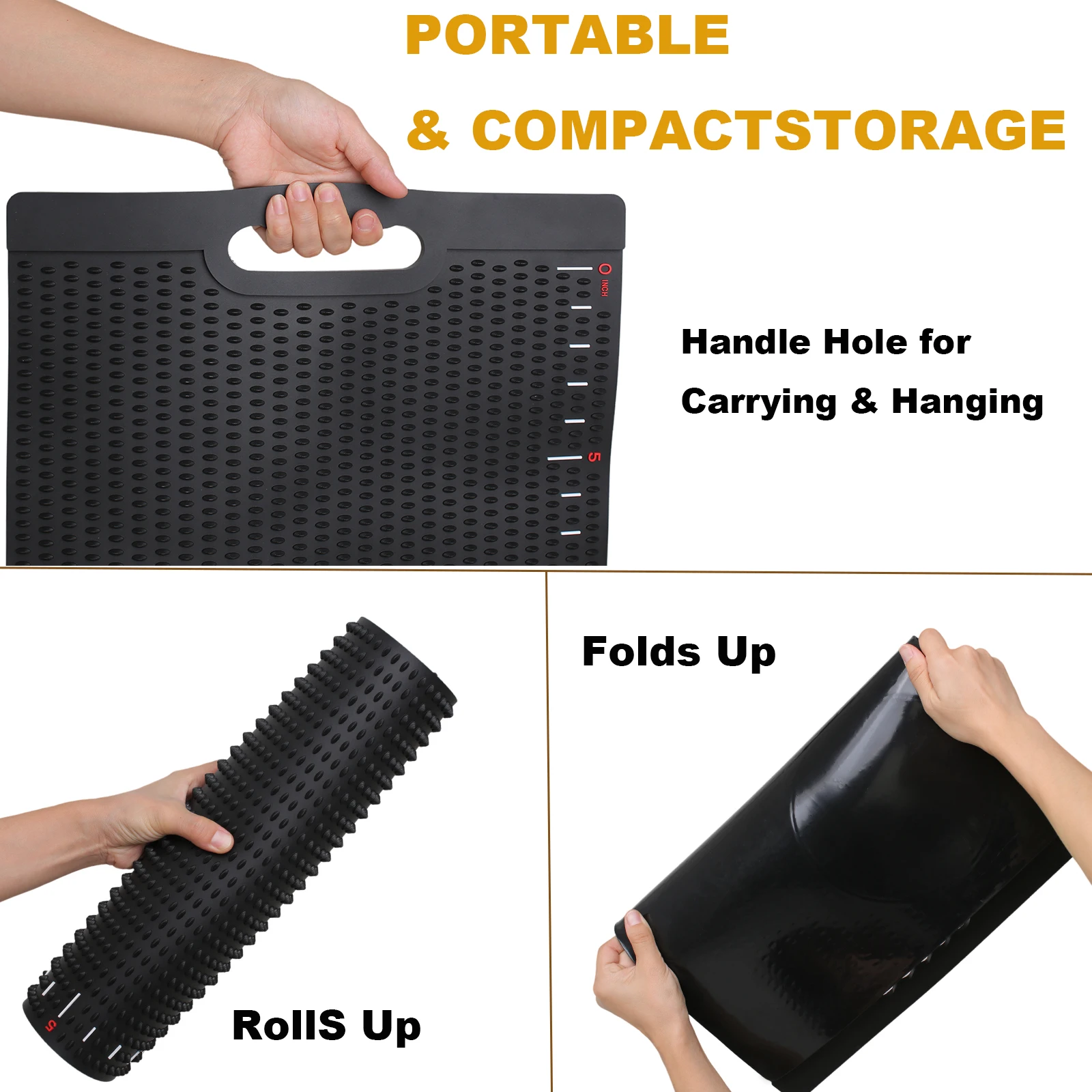 Коврик для филе рыбы с разделочной доской Очень большой коврик чистки размером 32