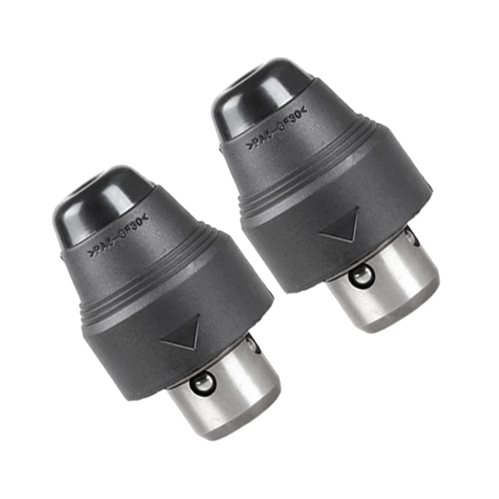 

2Pcs Holding Fixture SDS Plus Drill Chuck for Bosch GBH2-26DFR GBH2-28DFV GBH4-32DFR Durable Stainless Steel Black