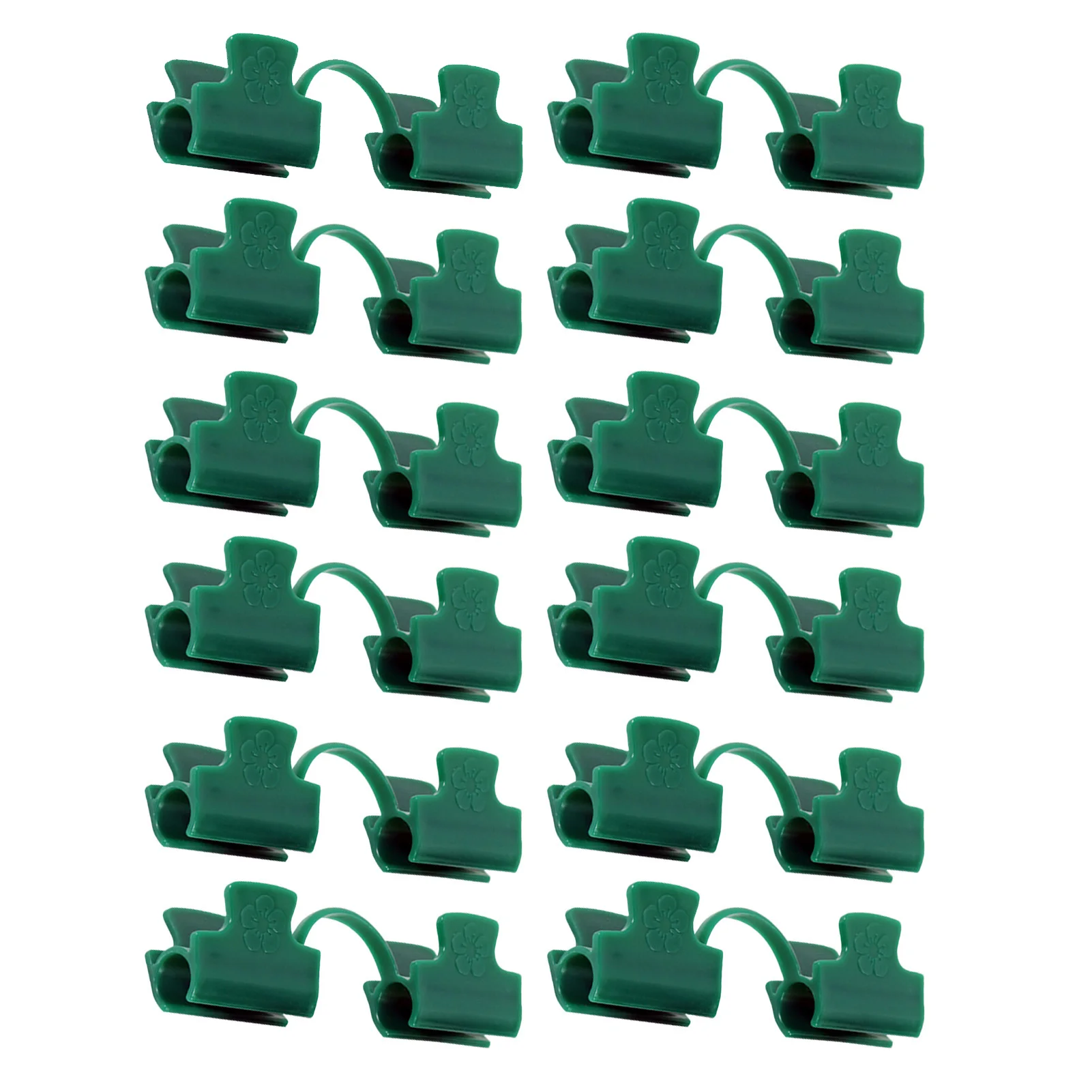 

12PCS/Lot Double-end Greenhouse Clamps Film Row Cover Netting Tunnel Hoop Clip Frame Shading Net Rod Greenhouse Clamps