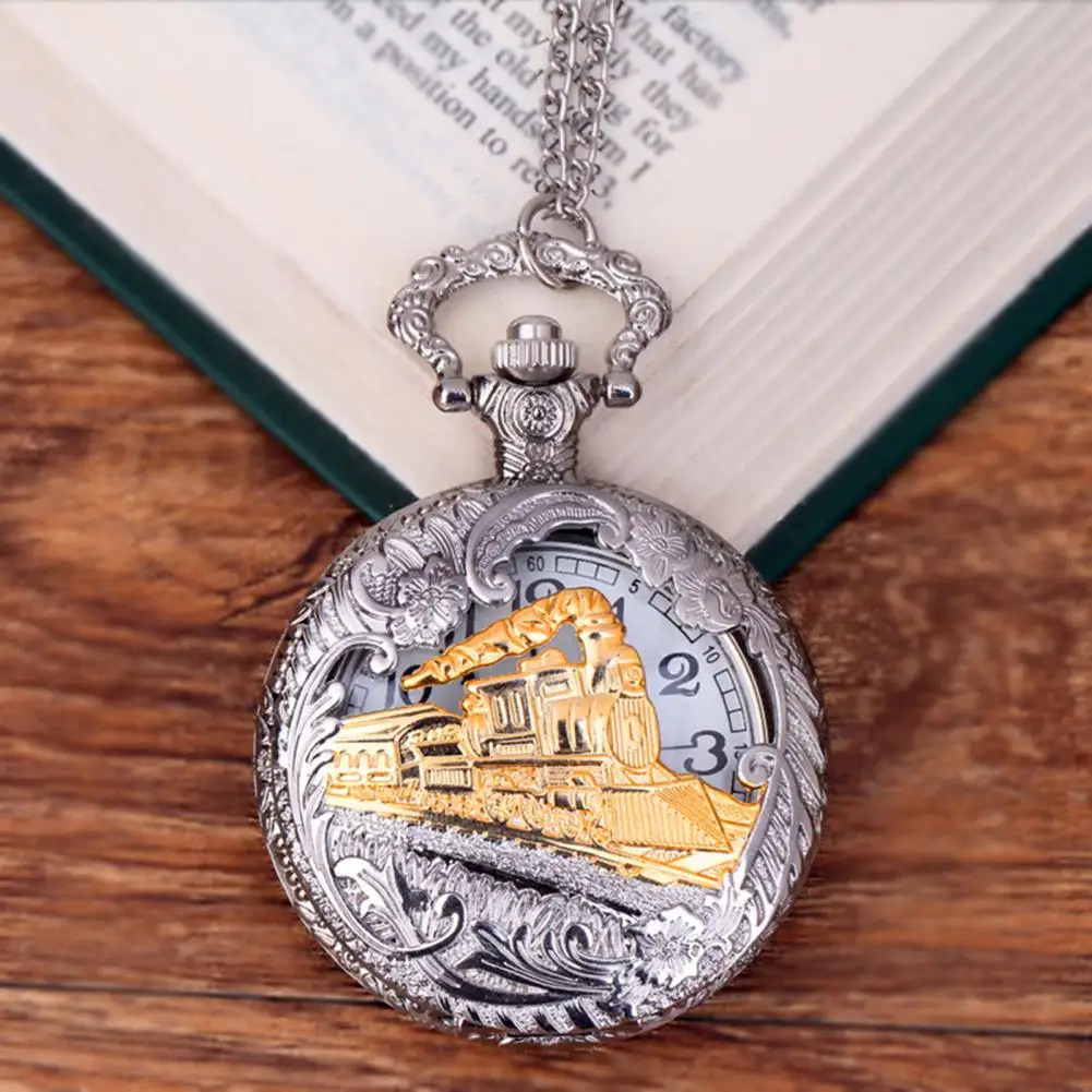 

Mini Beautiful Quartz Movement Chain Necklace Watch Watch Pocket Watch Necklace Design for Club
