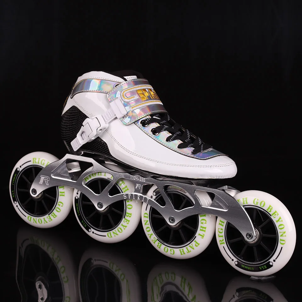 Оригинальные роликовые коньки SPIRIT Speed Skate 4 x 90 100 110 мм из углеродного волокна