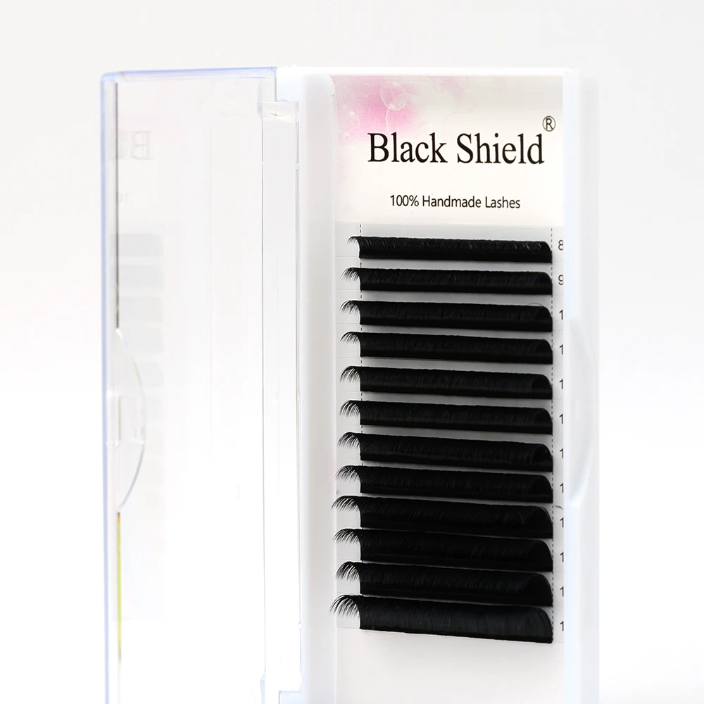 Фото Blackshield Новое поступление U YY Наращивание ресниц Натуральные мягкие 8-15 микс Fibras YY Объем готовые U-образные накладные ресницы Cilios №4