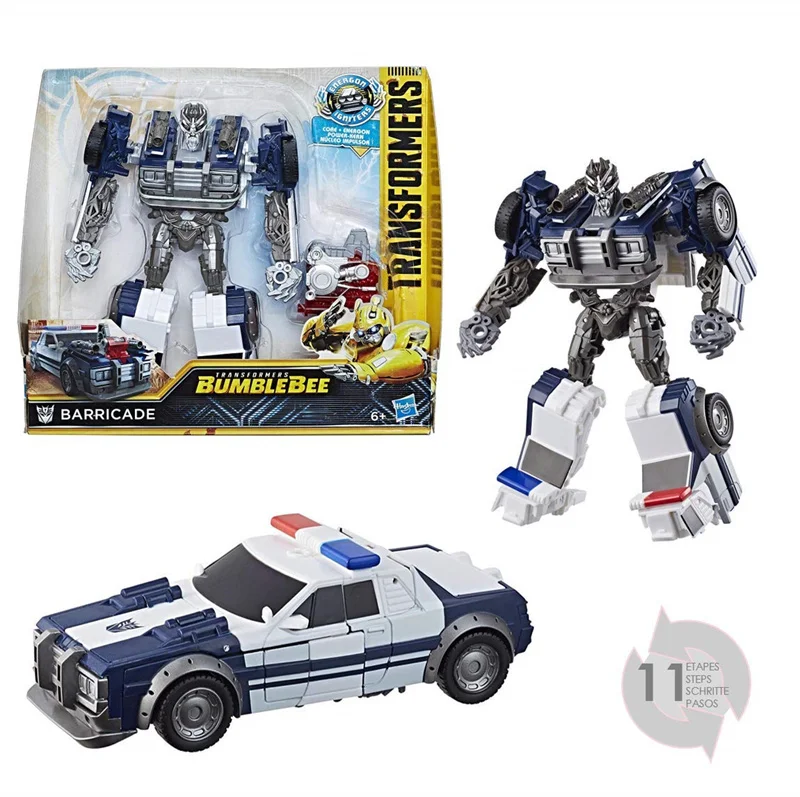 New Hasbro Transformers: Bumblebee - Energon Igniters Nitro Series Barricade Model Toy Boy Birthday Gift Transforming Toys