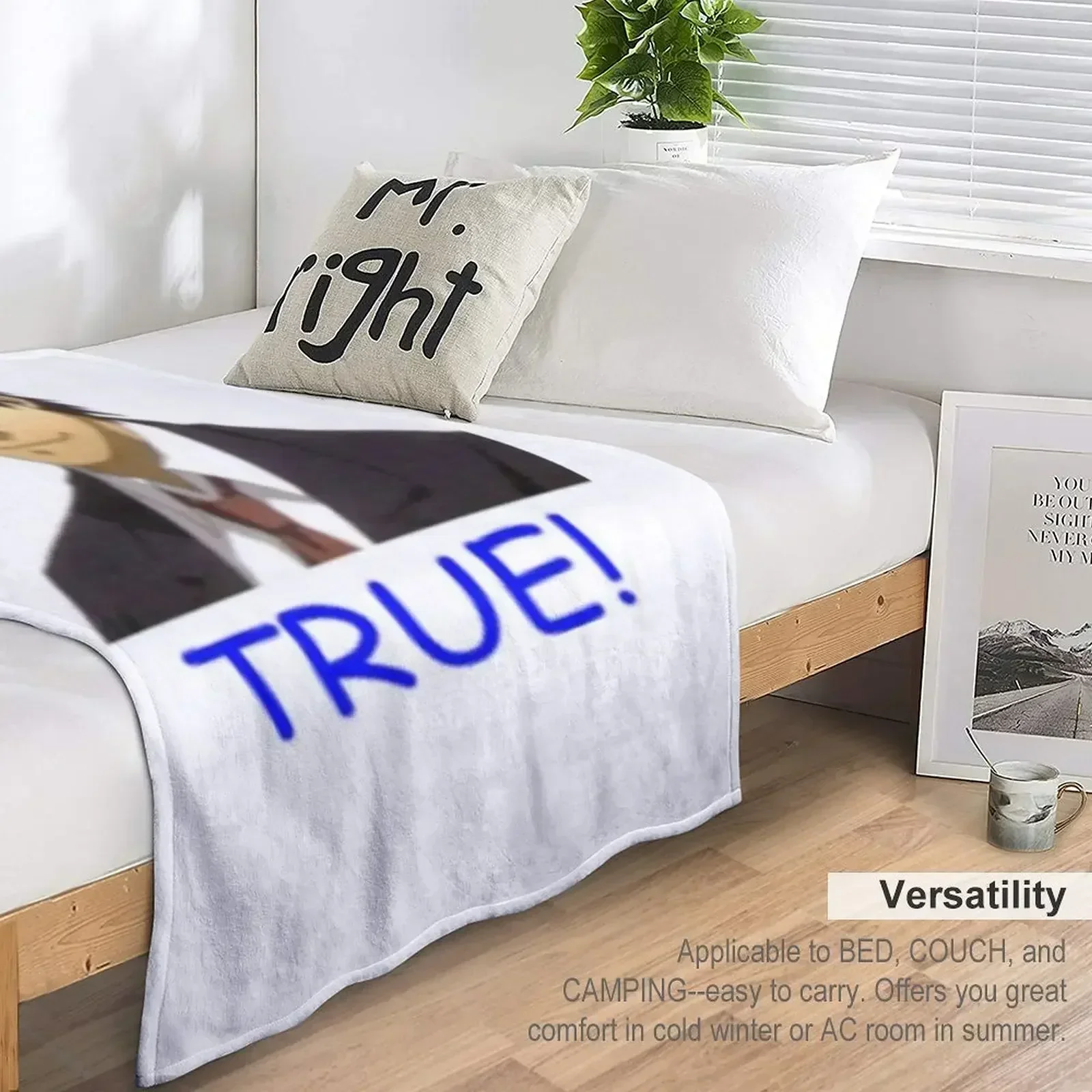 adachi true Throw Blanket Stuffeds Beach Bed linens Blankets