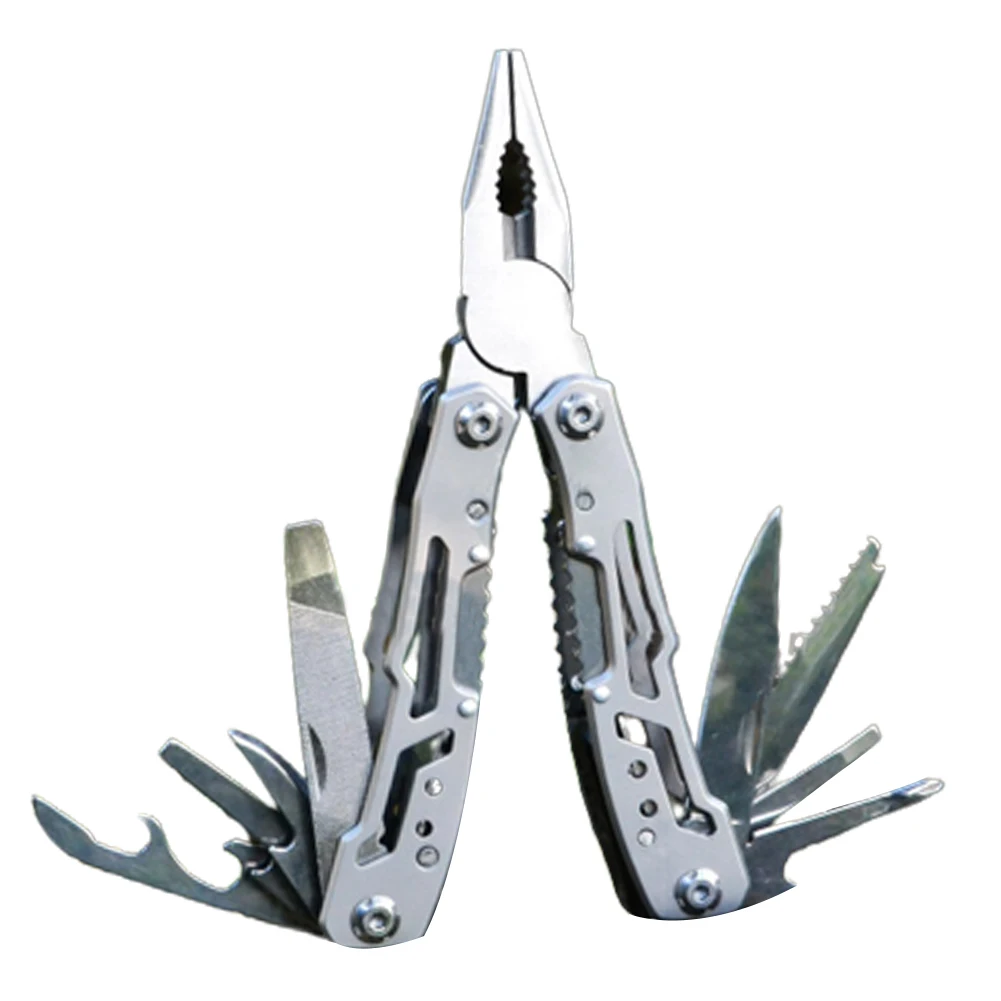 

14 In 1 Locking Function Outdoor Camping Home Repair With Storage Bag Emergency Professional Steel Folding Plier Mini Portable