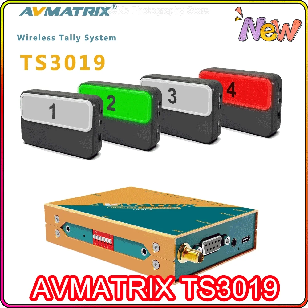 

Пульт дистанционного управления AVMATRIX TS3019, 433 МГц, 200 м