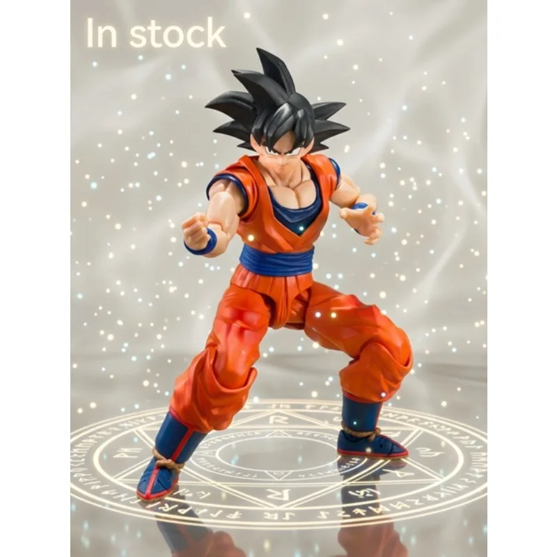 В наличии: Фигурка Bandai SHF Dragon Ball Son Goku Black Hair, Сайян-герой Земли, аниме-фигурка, коллекционная игрушка из ПВХ, подарок (art.: 3920db2576219) - 3920db2576219