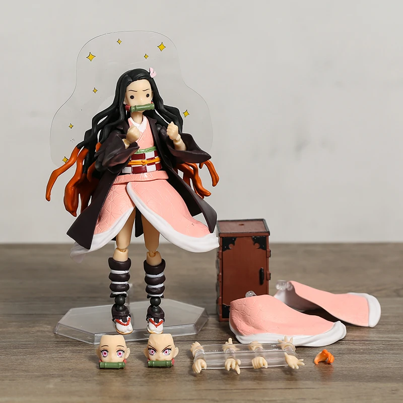 Экшн-фигурка, рассекающий демонов, Kamado Nezuko Figma 508-DX Tanjiro 498-DX Zenitsu 522-DX 6 дюймов