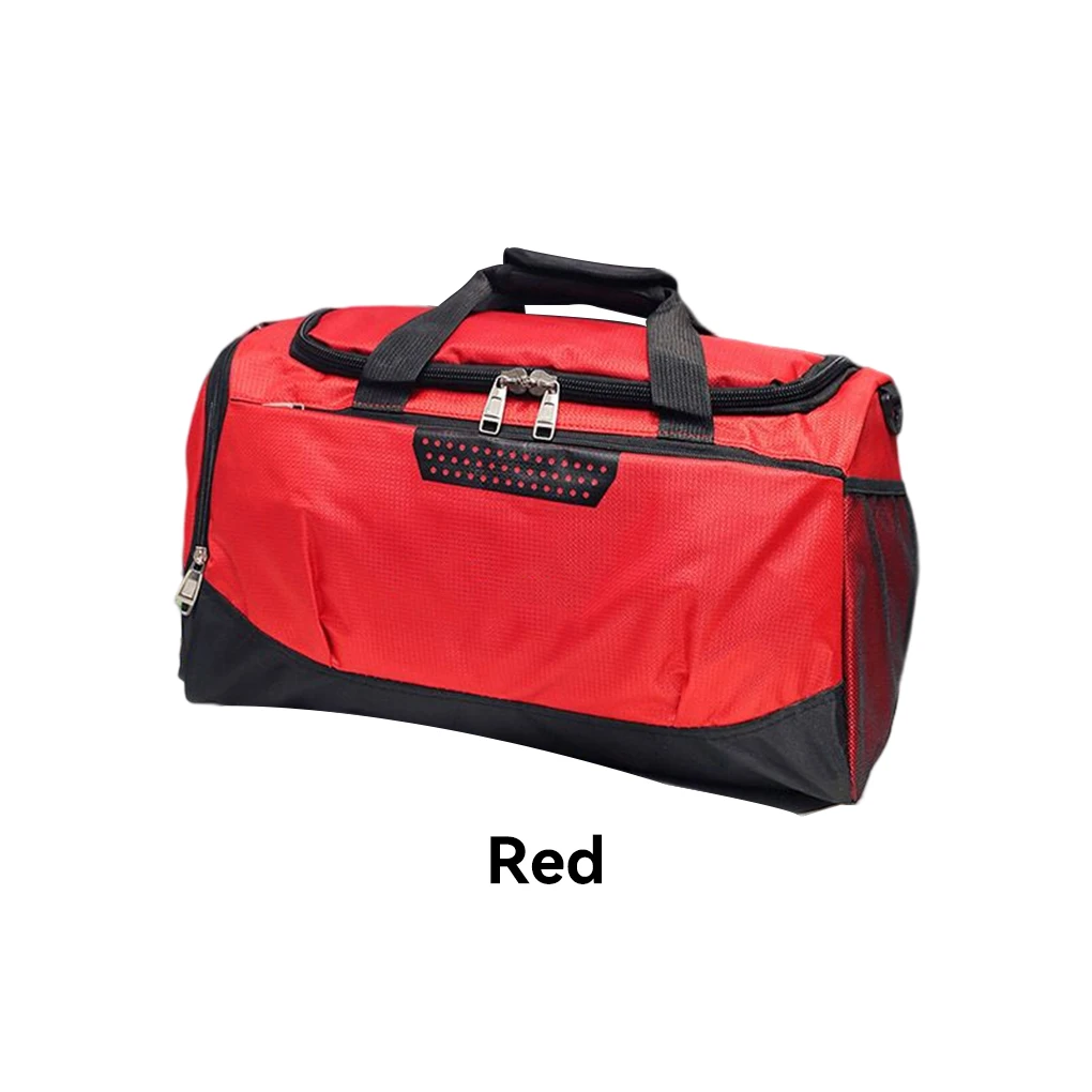 Sports Handbag Phone Storage Zipper Gym Bag Traveling Hiking Party Workout Large Capacity Tote Pouch Red Type 1