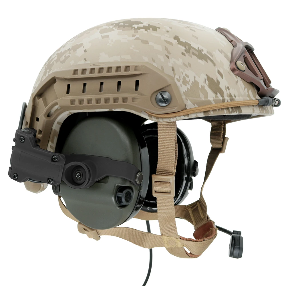 Silicone Earmuffs ARC Rail Holder Airsoft Headphone Holder SORDIN Noise Cancelling Hearing Protection Headphones