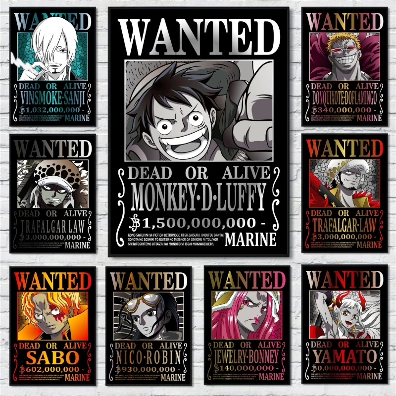 Аниме One Piece Луффи Чоппер постер с принтом дома гостиная спальня вход бар ресторан