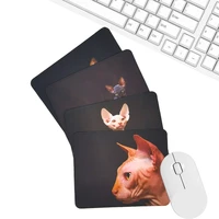 hairless sphynx cat fashion nordic style mousepad laptop computer desk mat mouse pad rests table mat office desk accessories