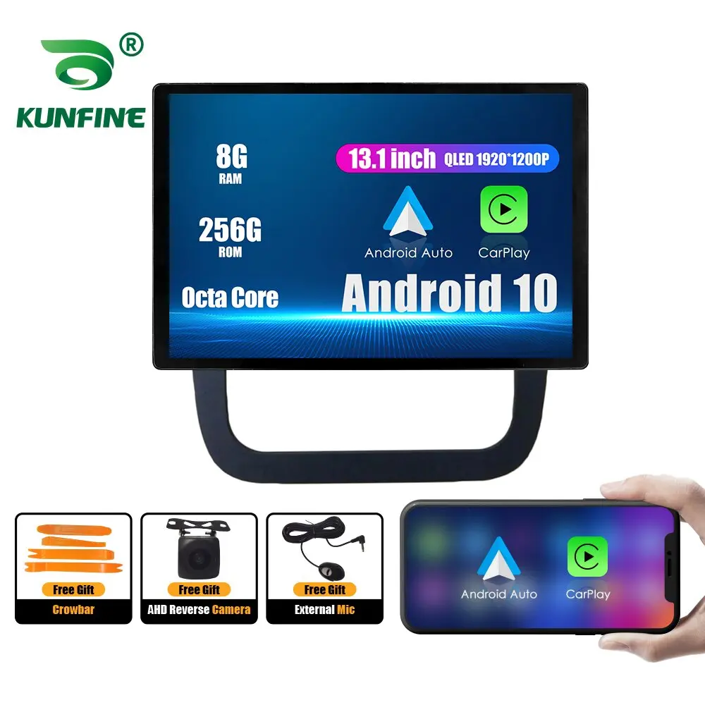 

13,1-дюймовый автомобильный радиоприемник для VW Sagitar 2011, автомобильный DVD, GPS-навигатор, стерео Carplay, 2 Din, центральный мультимедийный Android Auto