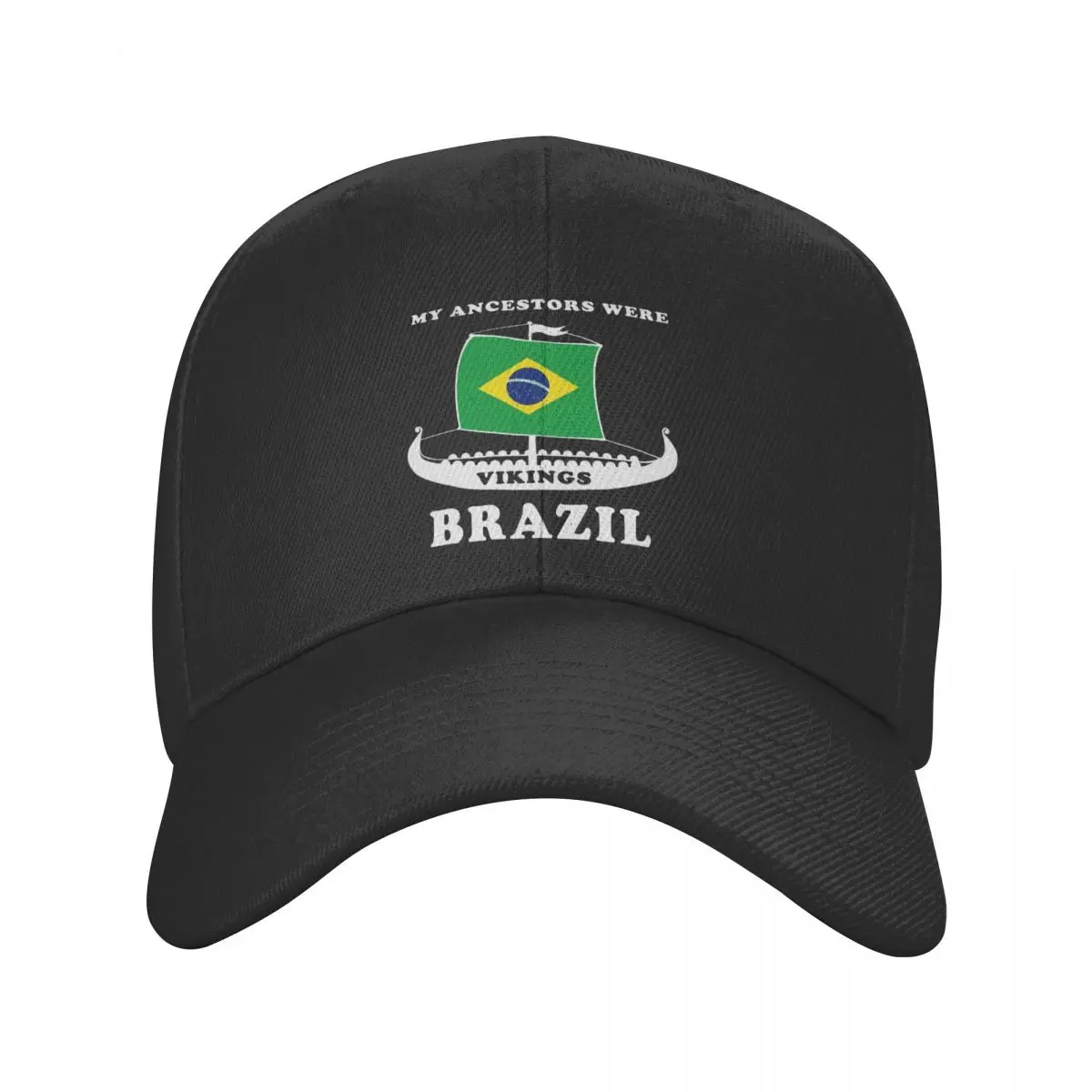 

Classic My Ancestors Were Vikings Brazil Baseball Cap Women Men Adjustable Brazilian Proud Dad Hat Sports Snapback Caps