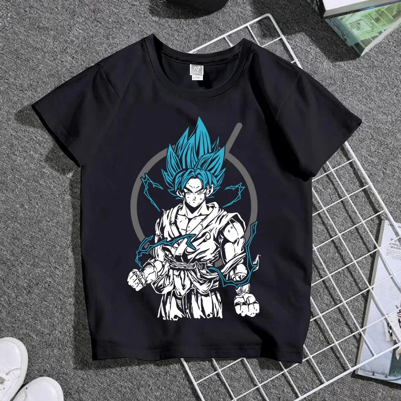 

Dragon Ball Children's T-Shirt Riman Surrounding Short Sleeve Cartoon Cute Children's Clothing Toddler Girl Clothes