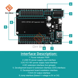 ESP32 Development Board TYPE-C CH340C WiFi+Bluetooth Ultra-Low Power Dual Core ESP32-DevKitC-32 ESP-WROOM-32 Expansion Board