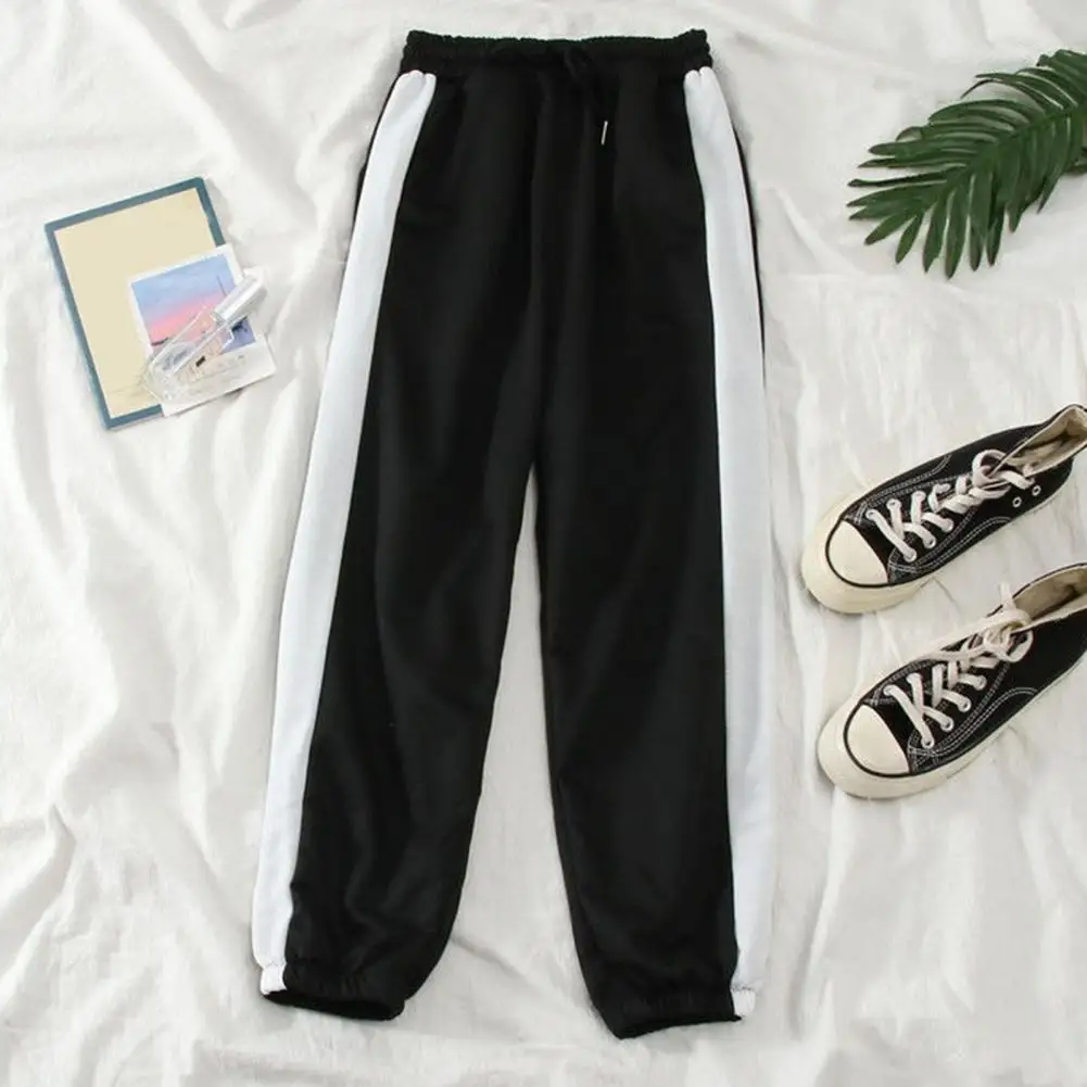 

Осенний Женский комплект одежды, Женский свитшот и брюки, стильный женский спортивный костюм, свободный крой, Свитшот и брюки с широкими штанинами для осени