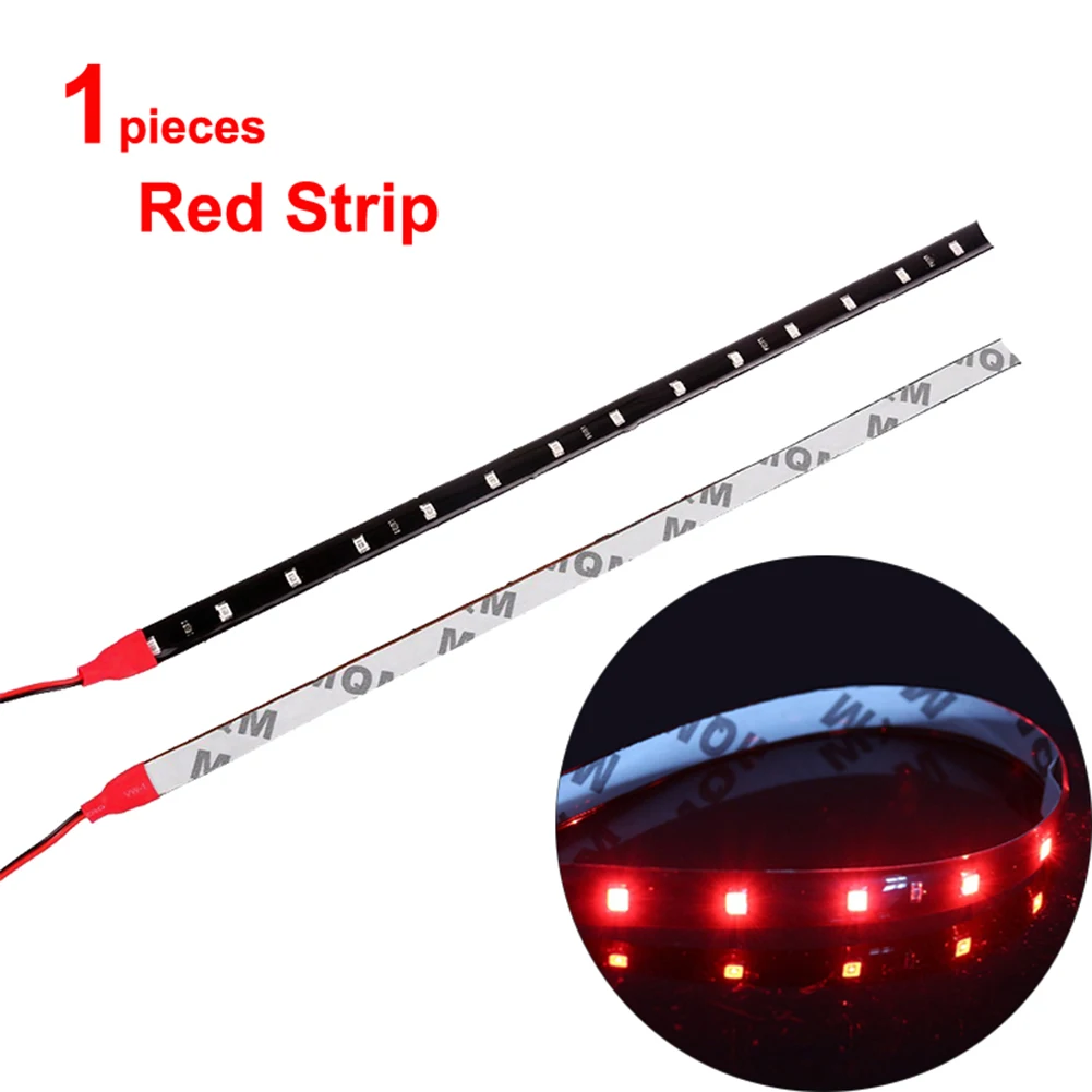 

1pc DRL LED Strip Turn Signal Light Colorful Bright Flexible Turn Signal Light Daytime Running Light For Car Headlight 12V