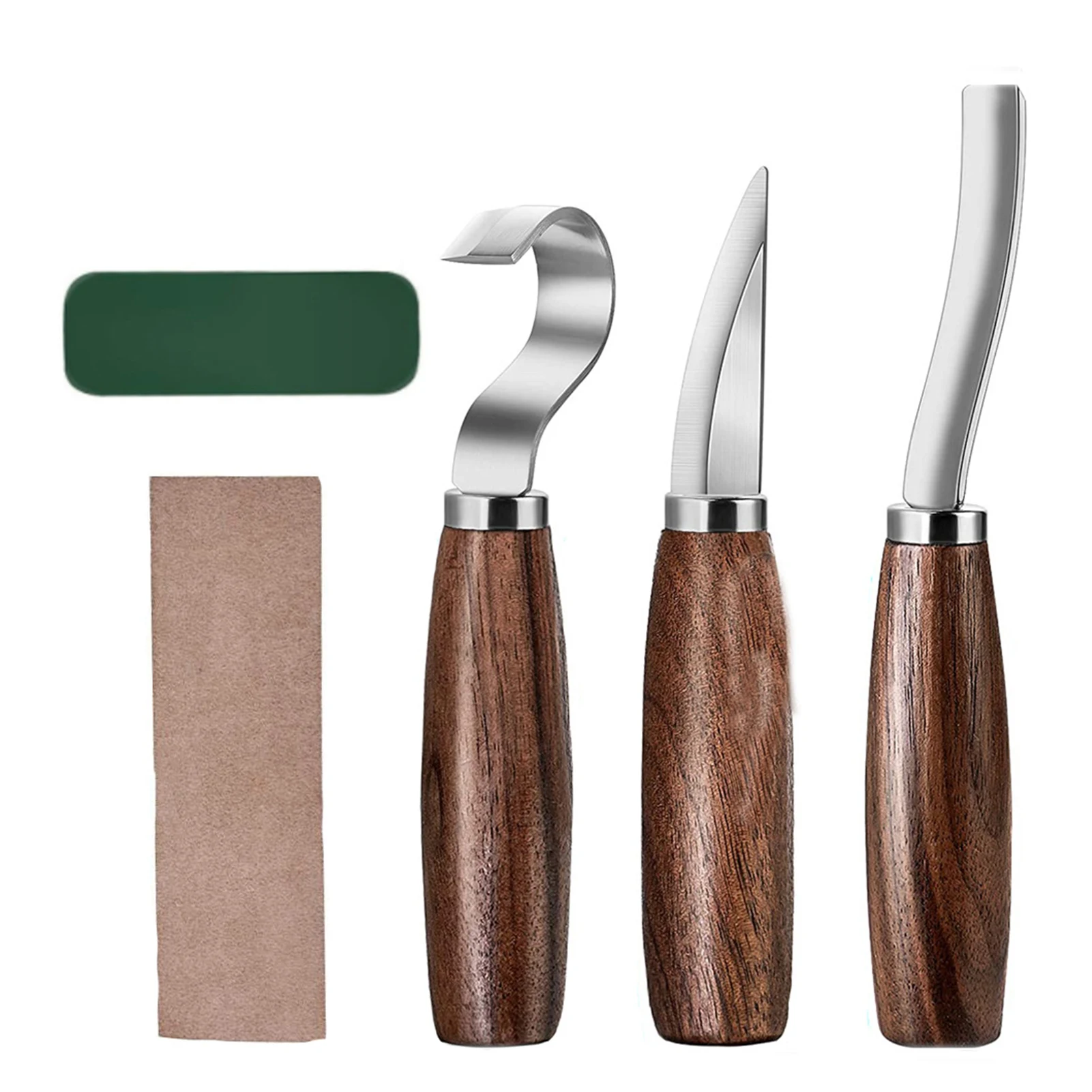 

5Pcs/Set Stainless Steel Woodcarving Cutter Woodwork Spoon Carving Tools Kit