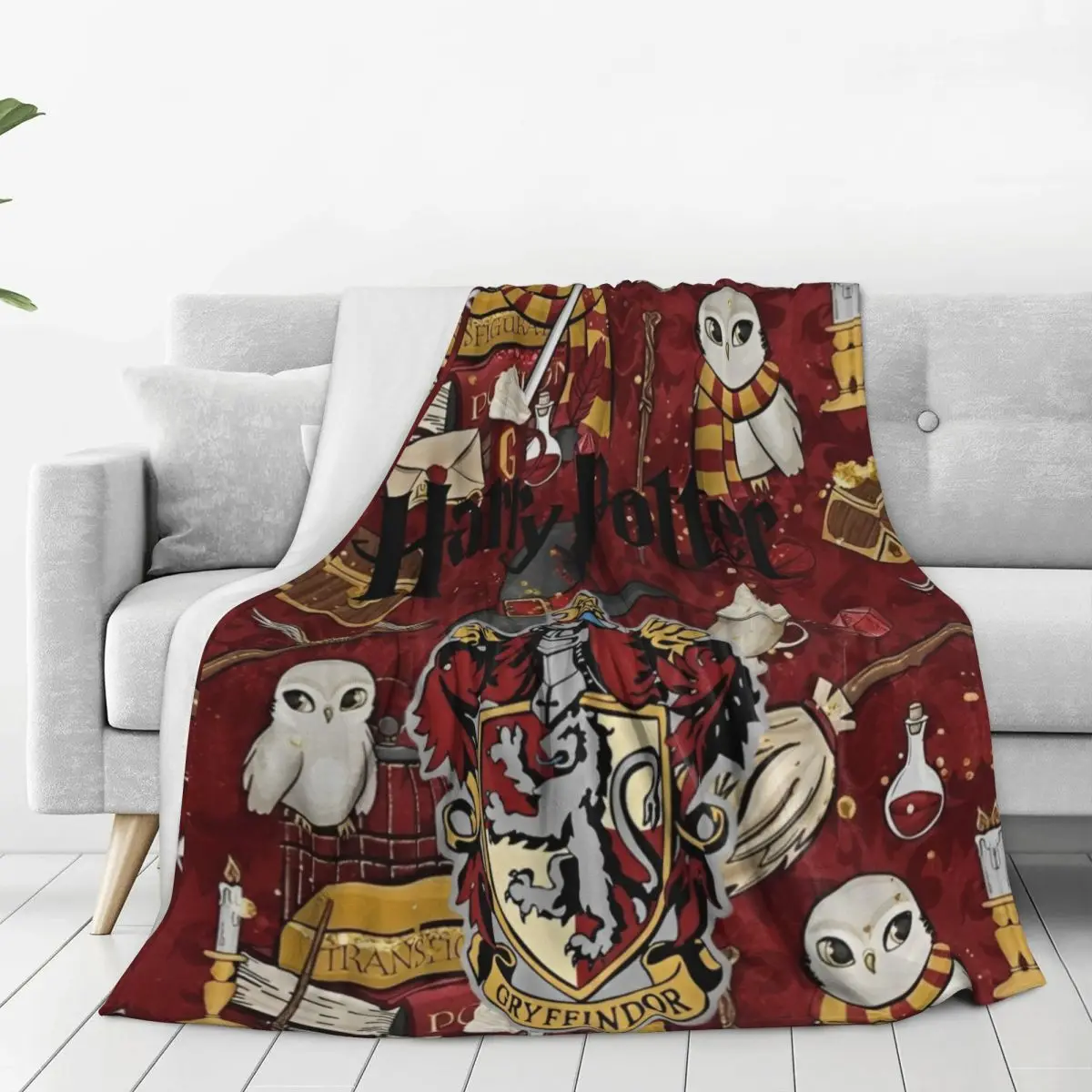 Одеяло из фильма Гаррис P-Potters Magic World мягкое теплое плюшевое постельное белье