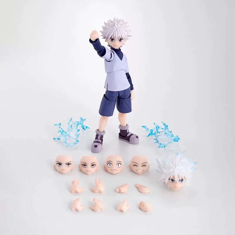 Коллекционная фигурка Bandai 100% Оригинальная модель Hunter X Hunter SHF Killua Gon, готовая модель, игрушка, подарок для мужчин (art.: 3920dc99bc016) - 3920dc99bc016