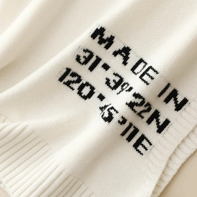 Masigoch Франция модный 5gg Зимний толстый роскошный 100% кашемировый жаккардовый