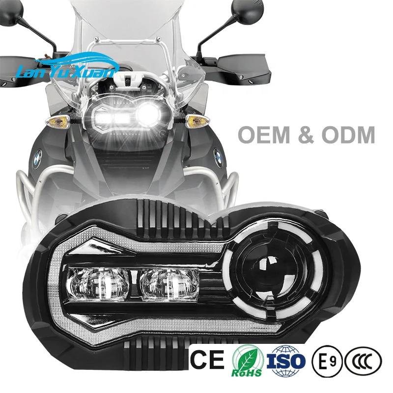 

Halogen Focos Para Auto Motorcycle Led Projector Headlight For R1200Gs R 1200 Gs Adventure
