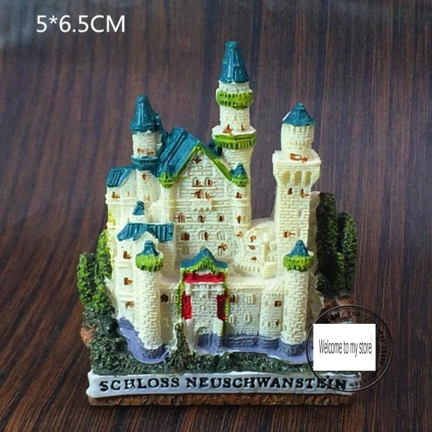 

Резиновая наклейка на холодильник schloss neuschwanstein germman castle