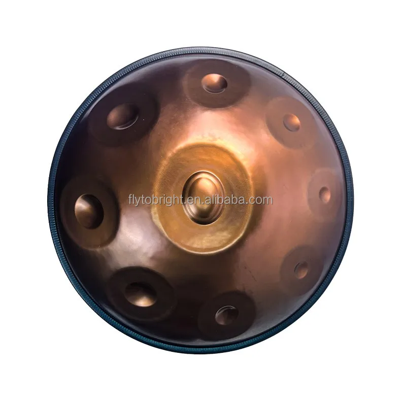 Майстер-серия ручной работы Mini 18 22 дюйма D Kurd C # Amara Handpan Drum 9 10 Note 440 Гц 432 Инструмент