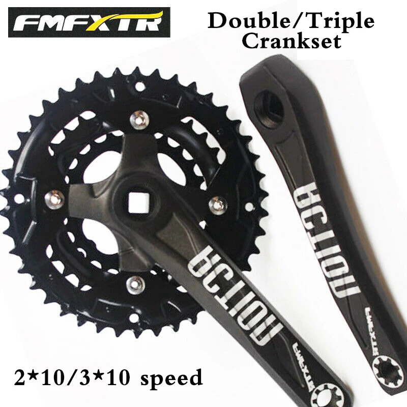 

FMFXTR 104/64bcd Crankset Square Hole 170mm Crank Double/triple Bike Crankset 2*10/3*10speed Chainring 24/26/32/38/42T MTB Part