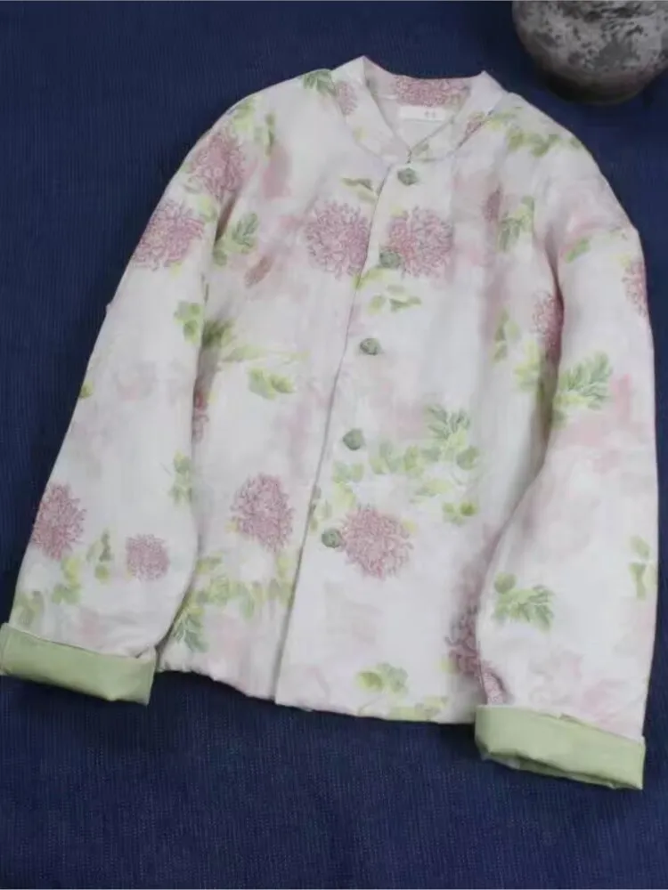 Оверсайз осенне-зимнее стеганое хлопковое пальто женские модные куртки с