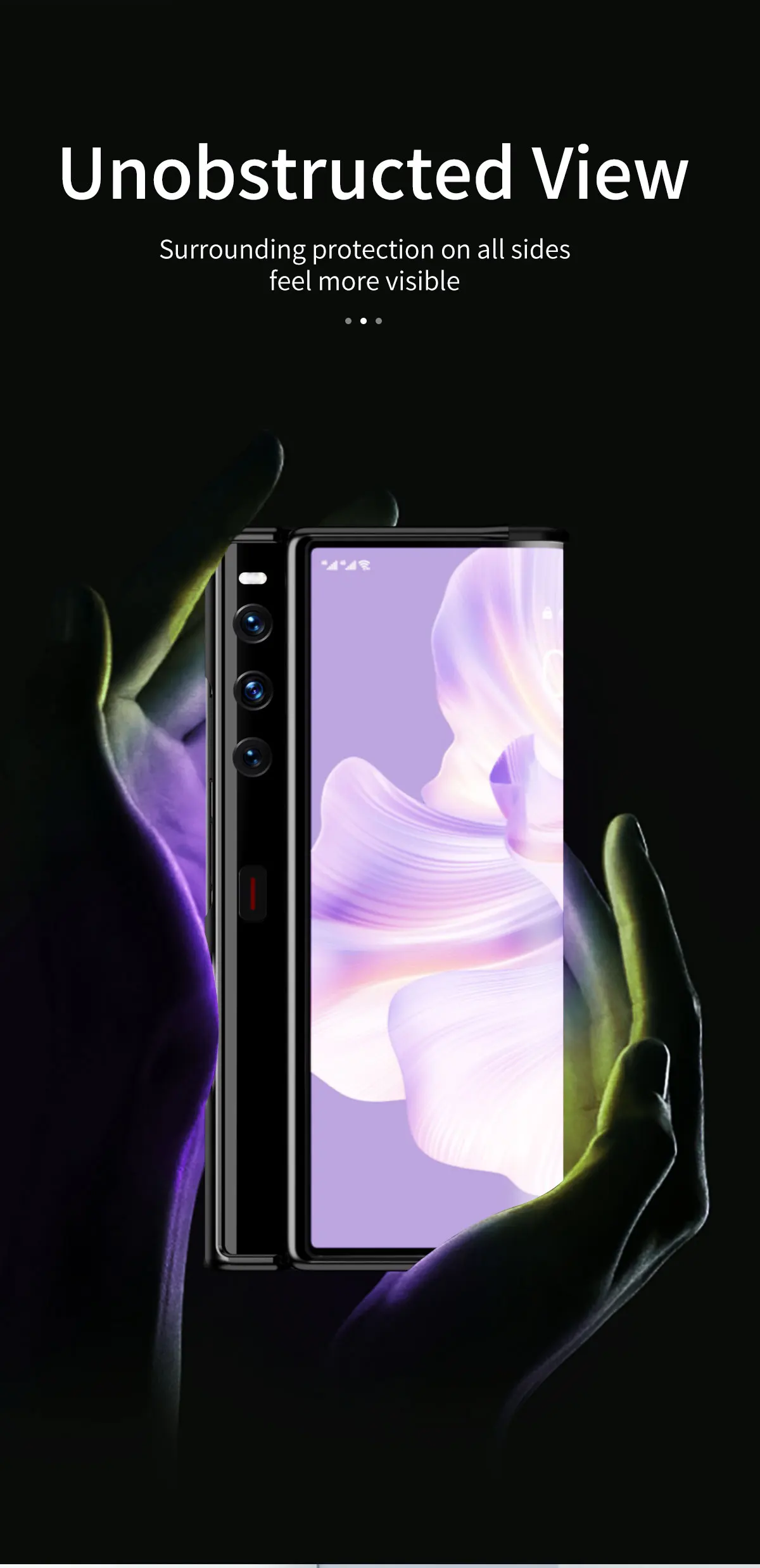 Suitable for Huawei Mate XS2 ultra-thin frame, precise hole position, anti drop, shock absorption, folding protective case