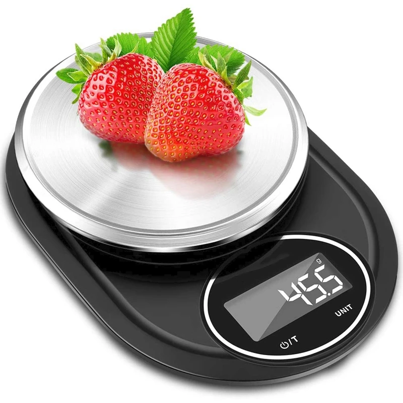 

Кухонные весы 5 кг (1-точные), электронные весы, высокоточные пищевые весы, цифровые весы с ЖК-дисплеем