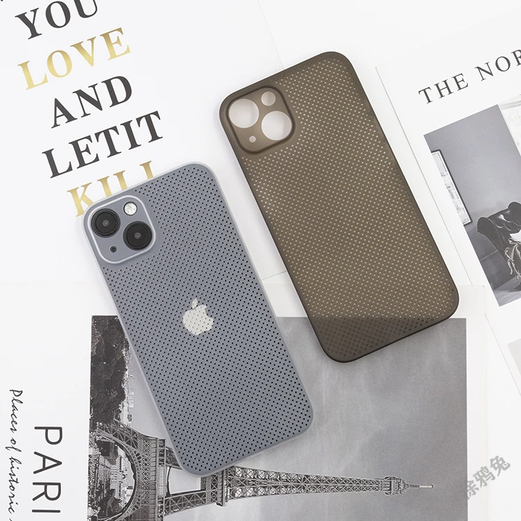 

brand heat dissipation camera protective case for iphone 13 super cover mini ultra thin 0.3mm for 12 11 pro max x xs xr 7 8 plus