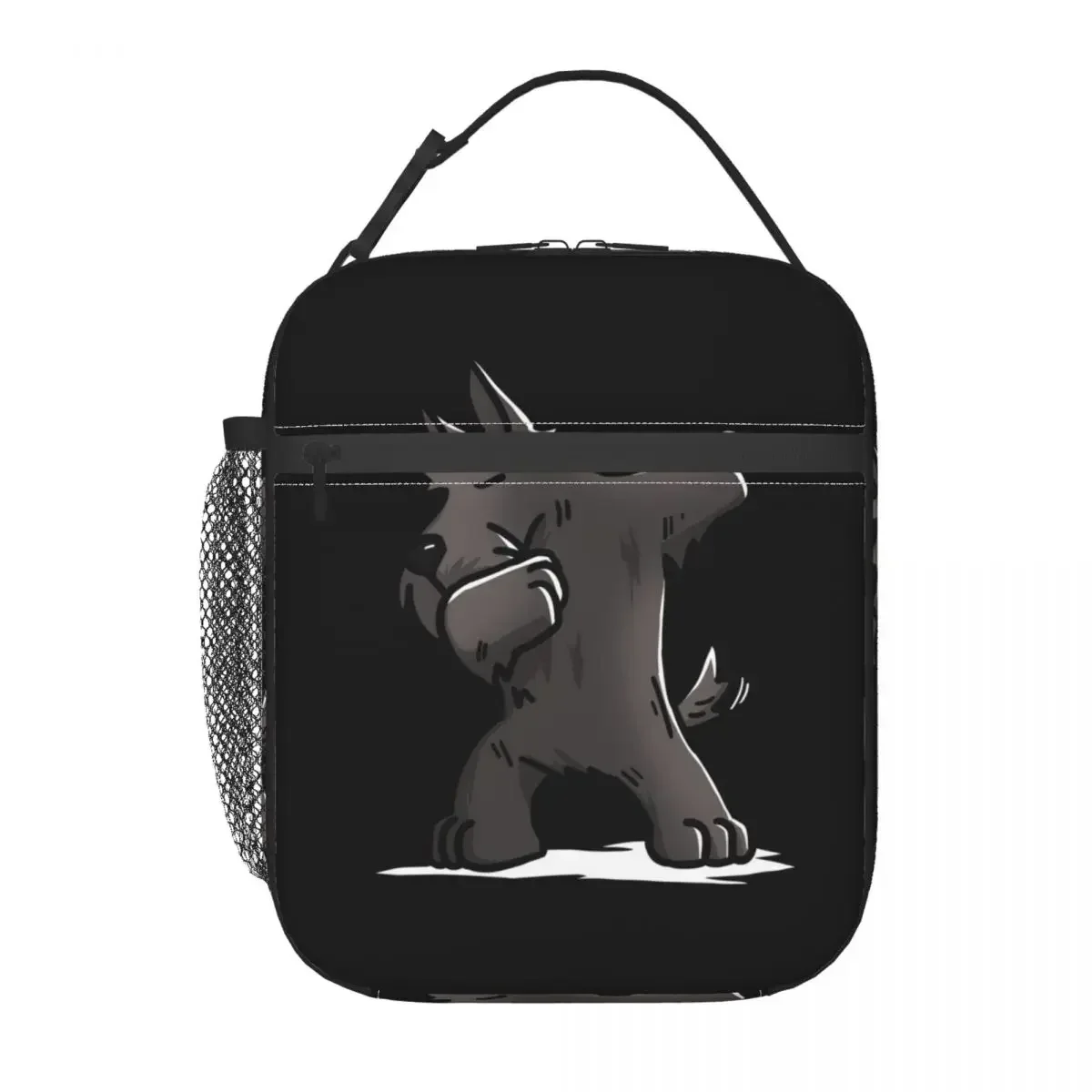 Забавные шотландские терьерские собачки Dabbing Изолированные сумки для обеда