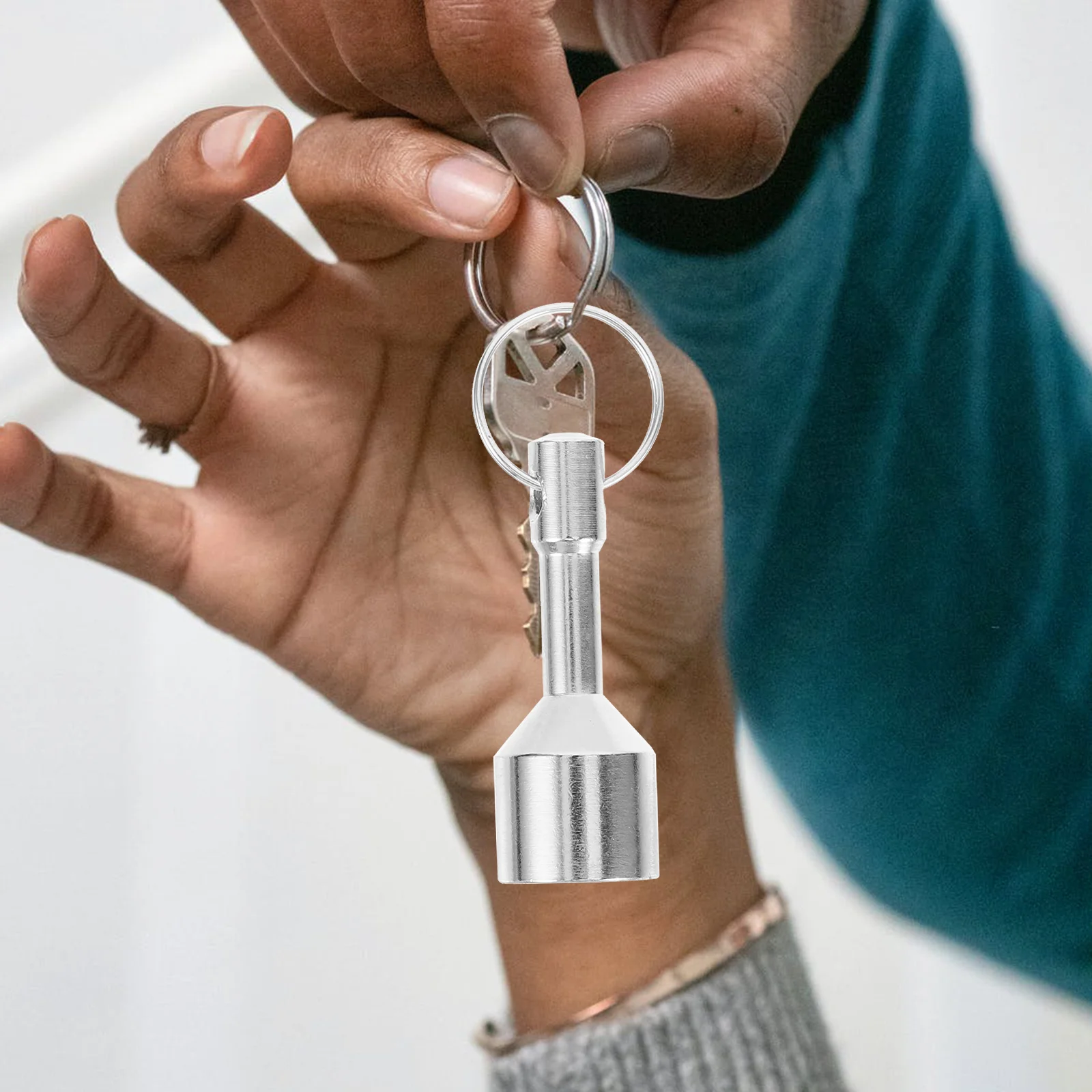 

2pcs Metal Tester Magnetic Key Chain Gold Tester Magnet Keychain Magnetic Key