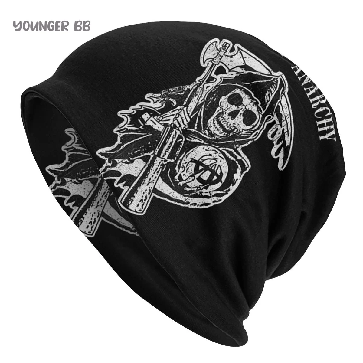 

Sons Of Anarchy Men Women's Beanie Hats Cool Skull Knitted Hat Hip Hop Earmuff Bonnet Street Skullies Beanies