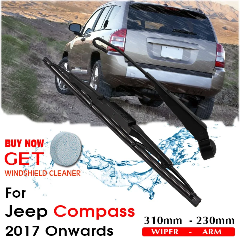 

Car Wiper Blade Rear Back Window Windscreen Windshield Wipers For Jeep Compass Hatchback 280 mm 2007-2014 Auto Accessories