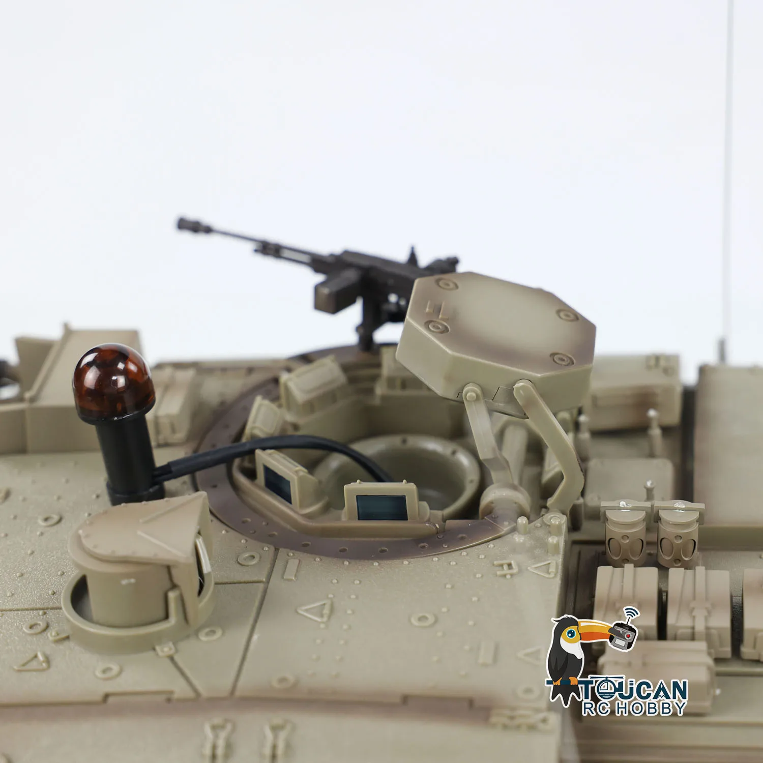 Фото Heng Long 1/16 3958 Радиоуправляемые танки IDF Merkava MK IV Модели камер FPV с дымовым эффектом Инфракрасная битва Металлическая коробка передач Армейский автомобиль Игрушки №4
