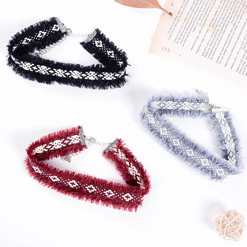 Женское Ожерелье с кисточками в стиле бохо винтажное ожерелье из мягкой теплой