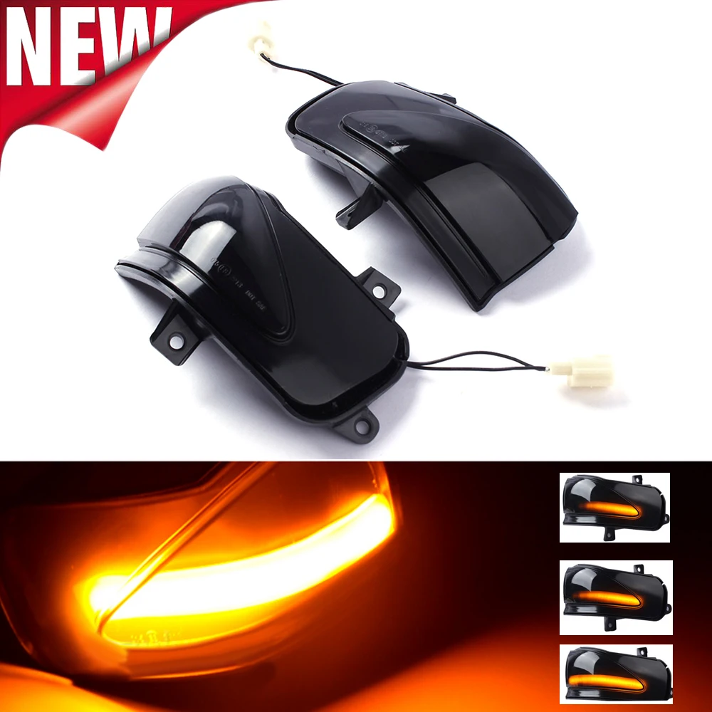 

2pcs Sequential Flowing LED Side Mirror Turn Signals For Honda FIT JAZZ GE6 GE8 2009-2014 INSIGHT ZE2 2013-2014 Smoked Lens