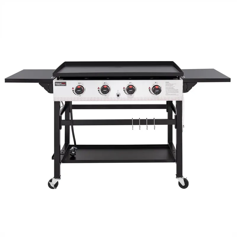 

36" GB4002 4-Burner Flat Gas Grill,Griddle