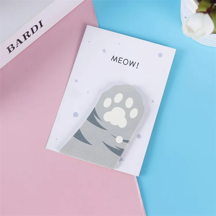 

Липкие заметки с кошачьей лапкой