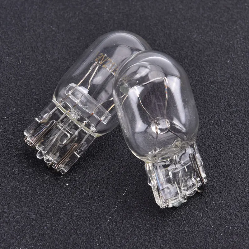 

2pcs T20 7443 7440 Signal Light Halogen Bulb Clear Glass Daytime Running Lights