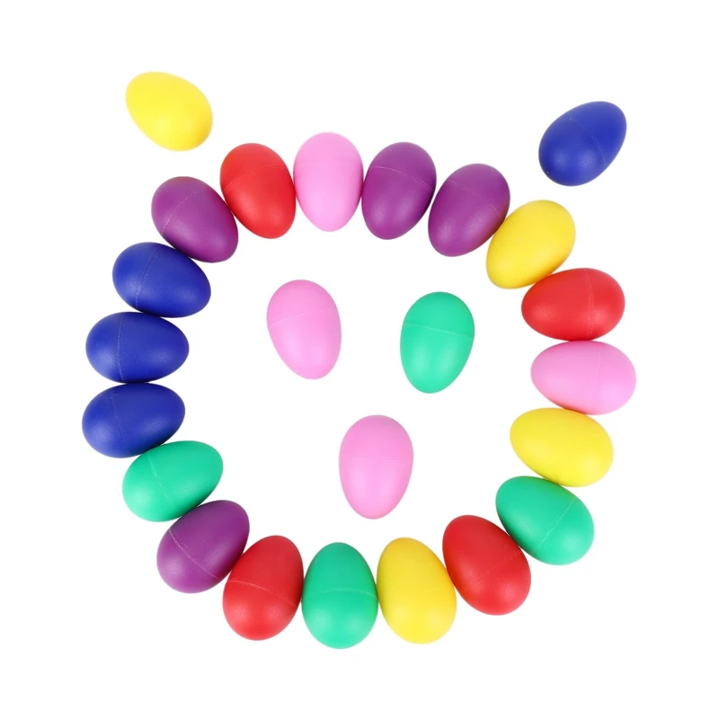 Набор из 24 яиц-шейкеров пасхальные яйца музыкальные пластиковые для