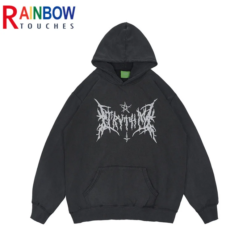 

Rainbowtouces Wased oodies Men Fasion i Street rapic Vintae ip op Women oodie Street Unisex Superior Quality